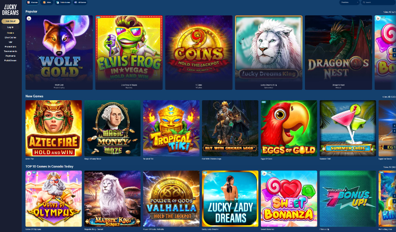 Online Pokies at Lucky Dreams